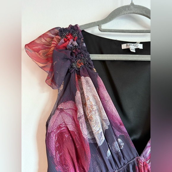 Buffalo David Bitton Purple and Pink A-line dress‎ - Picture 2 of 4